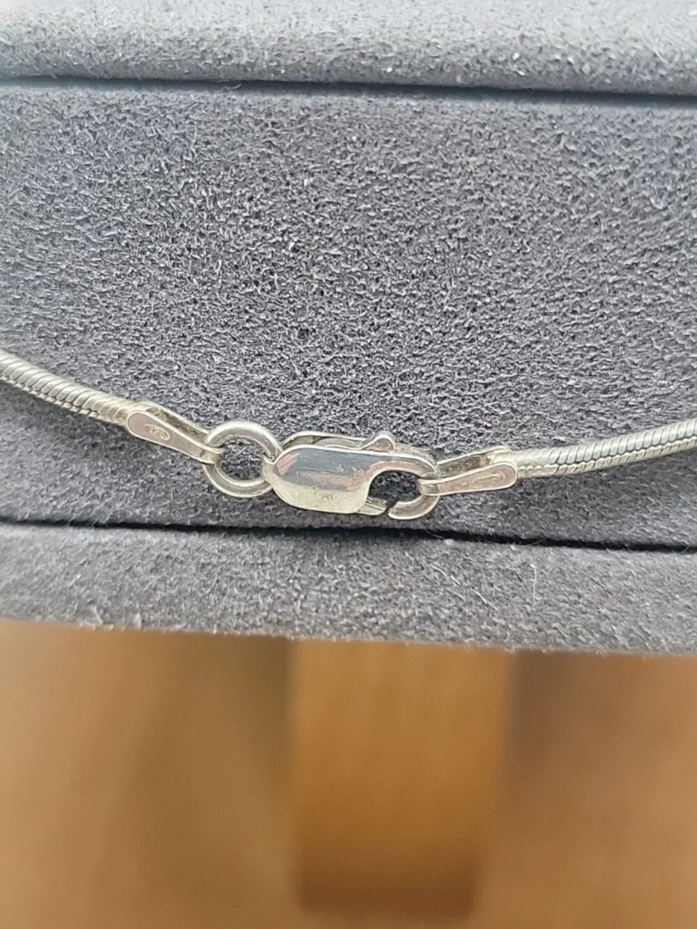 Sterling Silver CW Mosiac Crystal Pendant Necklace 18
